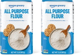 Amazon Grocery, All Purpose Flour, 5 Lb – Versatile Flour for School Break Baking with Children