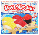 Kracie Popin' Cookin' Sushi Candy Kit – Mess-Free Edible Craft for Children Ages 6-12, Water-Based Fun with No Oven or Sharp Tools