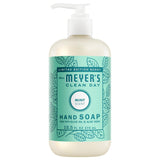 Mrs. Meyer's Clean Day Mint Liquid Hand Soap, 12.5 fl oz – Garden-Inspired Scented Hand Cleanser for Stress-Relief Moments