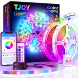 TJOY LED Strip Lights for Home Office and Desk Setup – Timer RGB Bias Lighting with Bluetooth App Control