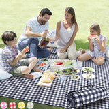 ZAZE Extra Large Picnic Mat – Spacious Kids Play Surface for Grass Lawns and Sand, Machine-Washable and Stain-Resistant
