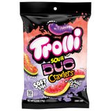 Trolli Sour Brite Duo Crawlers Candy – Bulk Pack of 5 Sour Worms for Halloween Candy Bowls, Goody Bags, and Classroom Sharing