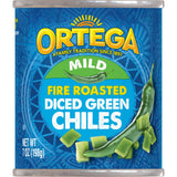 Ortega Diced Green Chiles, Mild, 7 oz — Kid-Friendly Mild Heat for Family Breakfasts