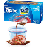 Ziploc Gallon Freezer Bags – Streamlined Bulk Storage to Simplify a Clean, Clutter-Free Kitchen