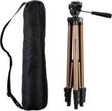Amazon Basics 50-inch Aluminum Camera Tripod – Family-Friendly Photography Stand for Playroom Creations and School Projects