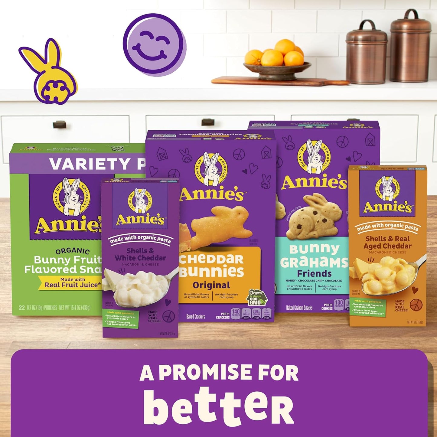 Annie's Gluten Free Cheddar Crackers – School-Safe Lunchbox Snack for Kids, Original Real Cheese 4 oz