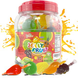 Apexy Jelly Fruit Candy – Wholesome Chewy Jelly Snack for Adult Self Care Days, Relaxation, and Moderation Friendly Treats, 46.9oz