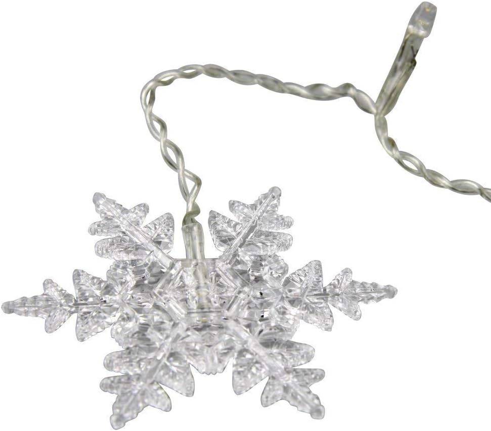 Avoalre LED Snowflake Curtain Lights – Cozy Bedroom Aesthetic & Winter Home Decor