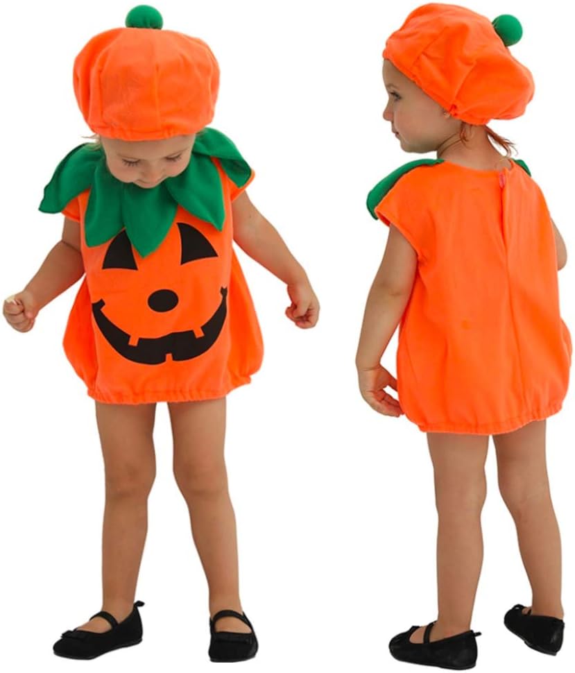 BigOtters Baby's First Halloween Costume Gift Set – Affordable Plush Pumpkin Outfit for Grandparents and Aunts to Treasure