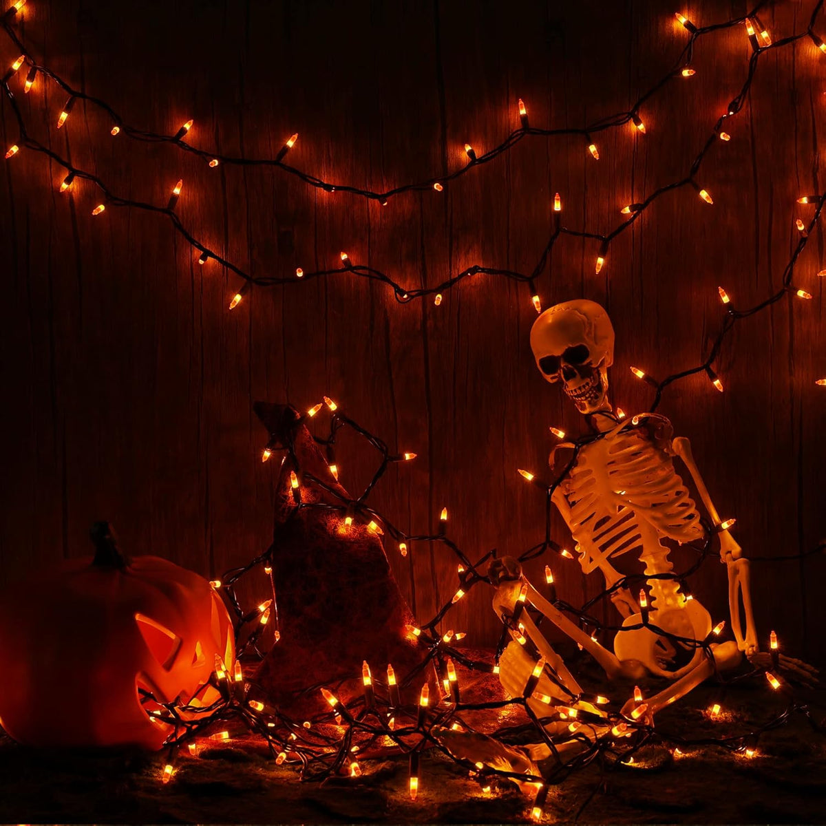 Brizled Candy Corn String Lights – Halloween Hostess Gift for the Neighbor Who Loves Seasonal Decor