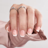 BTArtbox Press On Nails Vanilla Cream – 10-Minute Self-Care Manicure for Busy Women and Caregivers