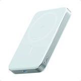 Anker MagGo Power Bank – Clean-Design Charger for Minimalist Desks, 0.58-Inch Slim Qi2 Magnetic Battery