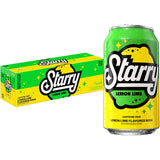 Starry Lemon Lime Soda – Caffeine-Free Office Soda for Break Rooms and Long Workdays, 12 Fl Oz Cans (Pack of 12)