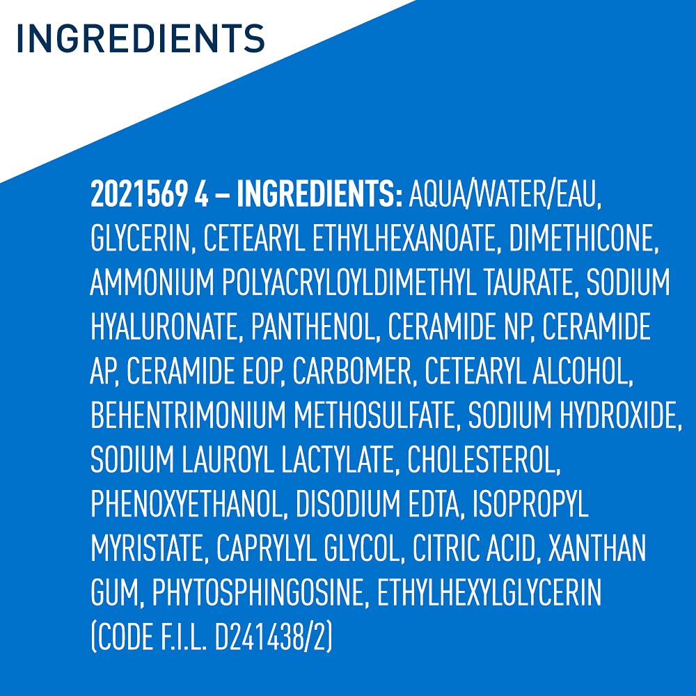 CeraVe Hyaluronic Acid Serum – Plumping Moisture Boost for Self-Care Bathroom Routine, Fragrance Free