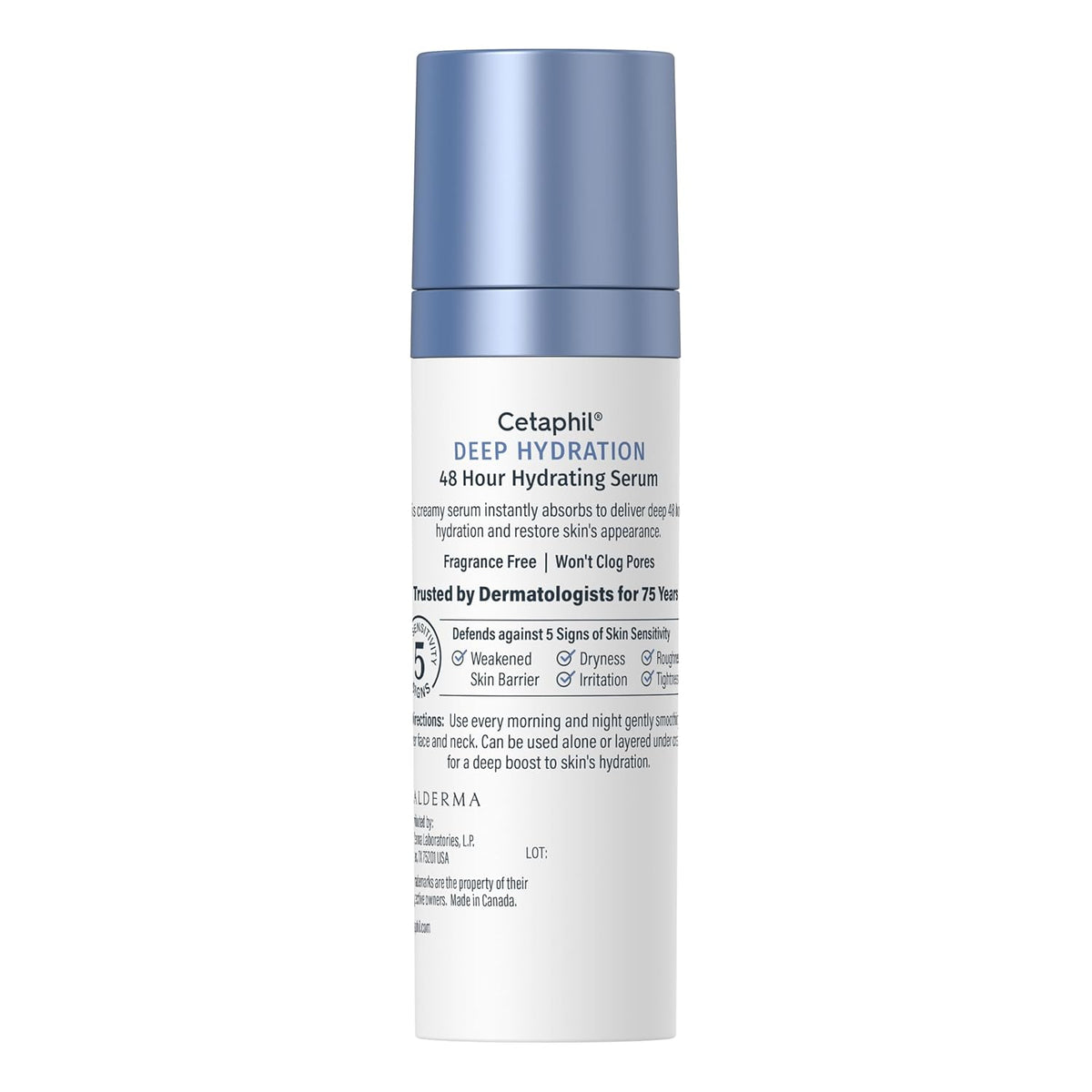 Cetaphil Deep Hydration 48 Hour Serum – Calming Nightly Skincare Ritual for Sensitive Skin