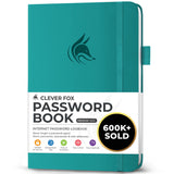 Clever Fox Password Book – Housewarming Gift for New Homeowners, Discreet Website Login Organizer