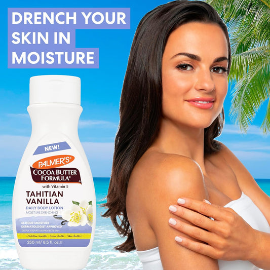 cocoa butter and vitamin e for nourishing and softening skin