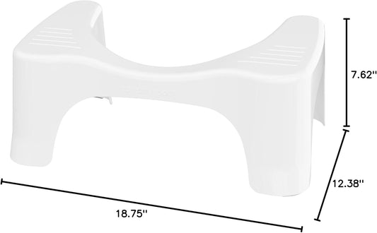 curved simple curve footrest design to seat feet securely in squat position