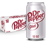 Dr Pepper Diet Soda – Practical Stocking Stuffer and Office Gift for Cola Alternative Seekers, 12 fl oz Cans, Pack of 24