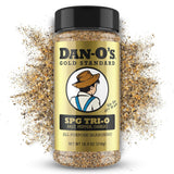 Dan-O’s SPG Tri-O Seasoning – Medium Bottle – All-Purpose SPG Blend for Backyard Grilling, Camping Cookouts & Patio Dinners
