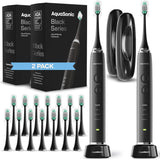 Aquasonic Black Series ADA Toothbrush – Gum Care & Whitening Modes for a Complete Bedtime Wellness Routine