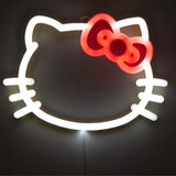 Idea Nuova Character LED Neon Wall Light – Cordless Battery-Operated Night Light for Nursery and Kids Bedroom Décor