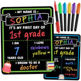 Back to School Week Classroom Activity for Preschool and Kindergarten, Reusable Sign Board for Student Engagement and Photo Time