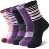 Anlisim Women's Cushioned Crew Socks – Housewarming Gift for Female Friends Who Love Trail Walks