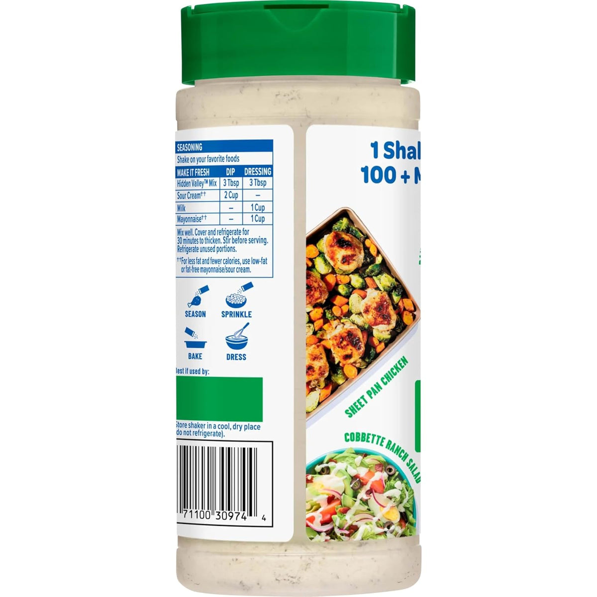 Hidden Valley Original Ranch Seasoning Mix - Practical Hostess and Housewarming Gift for Ranch Lovers, 8 oz Canister