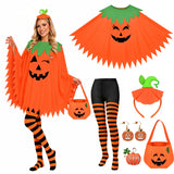Adult Halloween Costume Bundle – Streamlined All-in-One Look with Neutral White or Orange Tone