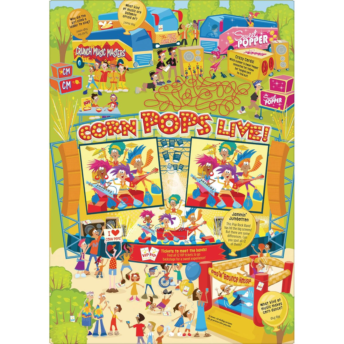 Kellogg's Corn Pops Cereal – Camping-Trip Breakfast Cereal for Quick Outdoor Mornings, 22.6 oz