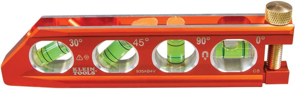 Klein Tools 935AB4V Magnetic Level – Premium Graduation Gift for Apprentice Electricians and Trade School Students