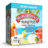 Margaritaville Singles to Go Variety Pack – Housewarming Gift for Water Lovers, Tropical Drink Mix Sampler Box