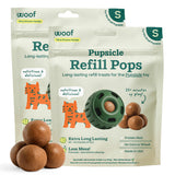 WOOF Pupsicle Birthday Refill Pops Dog Treats, Large – No-Mess Lick Treat for Toddler-Friendly Gotcha Day Photos