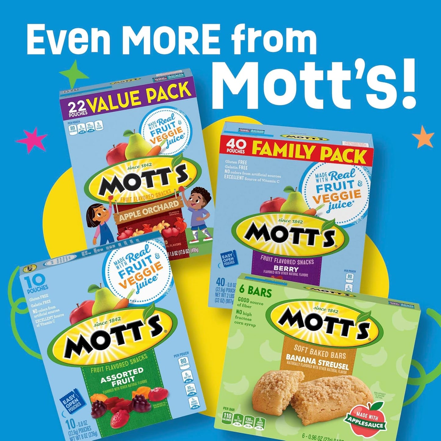 Mott's Halloween Animal Snacks Care Package Gift – Fun Party Favor Contribution for Friends and Coworkers, 32 oz Box