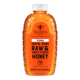 Nate's Florida Honey 32 oz Squeeze Bottle - Single-Ingredient Sweetener for Earl Grey, Golden Milk, and Self-Care Recipes