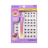 KISS imPRESS Falsies Self-Adhesive Lash Clusters – Thoughtful Beauty Gift for Her Birthday and Holidays
