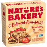 Nature's Bakery Nut Free Snack Bars for Allergy Households – Strawberry Whole Grain Crumble, Individually Wrapped 6 Pack