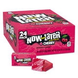 Now and Later Watermelon Chews – Road Trip and Car Cupholder Snack, Individually Wrapped 24-Pack