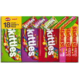 SKITTLES & STARBURST Sour and Original Candy Pack – Road Trip Snacks for Kids, Sealed Portion-Controlled Lunchbox Treats