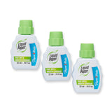 Paper Mate Liquid Paper Fast Dry Correction Fluid 22 ml 3 Count – Simple White Finish for Clean Document Touch-Ups