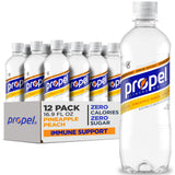 Propel Electrolyte Water with Vitamin C & Zinc – Calorie-Free Hydration for Personal Care & Self-Care Days, 16.9 oz 24 Pack
