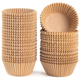 Caperci Standard Cupcake Liners 500 Count – Pastel Rainbow Baking Cups for Styled Party Tables