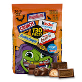 Butterfinger, CRUNCH, Baby Ruth & More Halloween Candy Variety – Kids Lunch Box Fun Size Treats, Individually Wrapped 130 Count