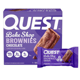 Quest Nutrition Chocolate Brownie – Macro-Tracking Snack for Strength Training Recovery, 4 Count