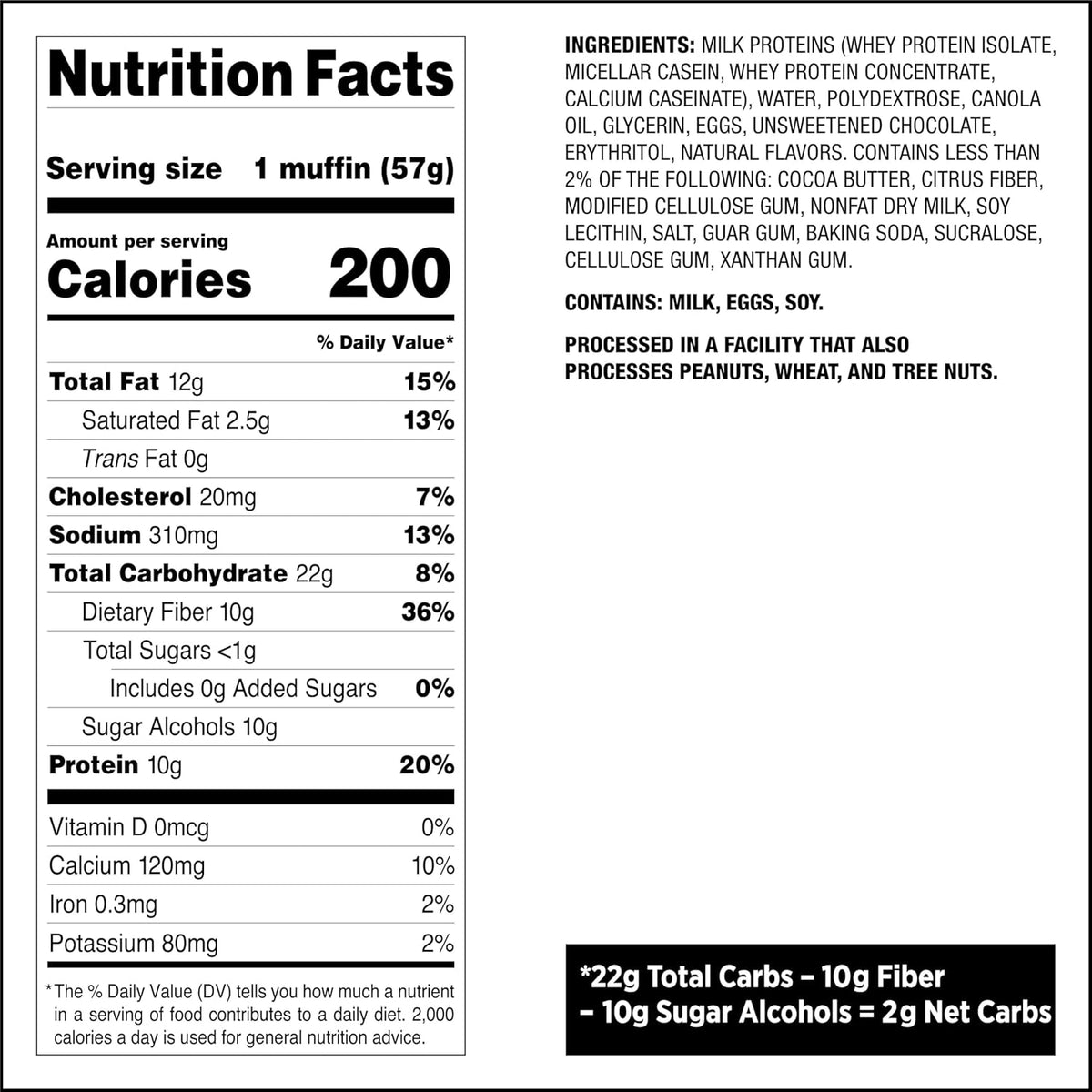 Quest Nutrition Chocolate Chip Muffin – Mindful Keto Snack for Self-Care Days, 10g Protein Treat