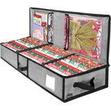 BALEINE Soft Gift Wrap Tote with Pockets – Practical Christmas Gift for the Holiday Decorator in Your Life