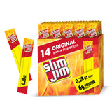 Slim Jim Smoked Snack Sticks – Pocket-Sized Savory Snack for Late Shifts and Long Drives, Original Flavor