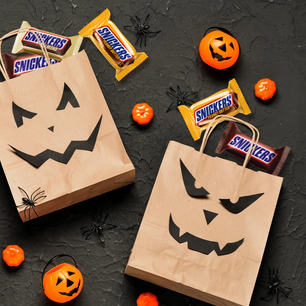 SNICKERS Assorted Fun Size Bars for Kids' Lunchboxes and After-School Snacks, 24 oz Pantry Bag