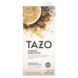 TAZO Chai Latte Concentrate – Thoughtful Birthday Gift for Chai Lovers and Home Entertainers, 32 oz Carton